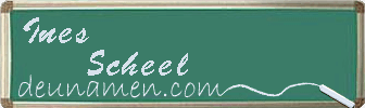 Ines Scheel Visitenkarte
